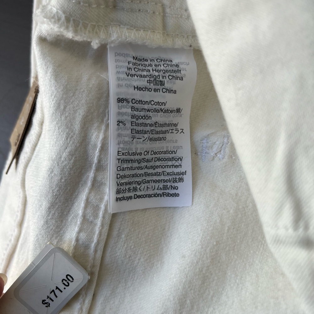 Madewell - The High-Rise Slim Crop Boyjean Size 24 - Picture 6 of 7
